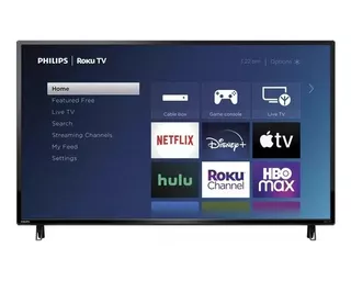 Pantalla Smart Tv Philips 50 Roku 4k Uhd Led Hdr 50pfl4756