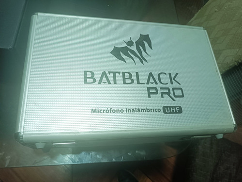  Micrófono Inalámbrico Uhf Bat Black Pro