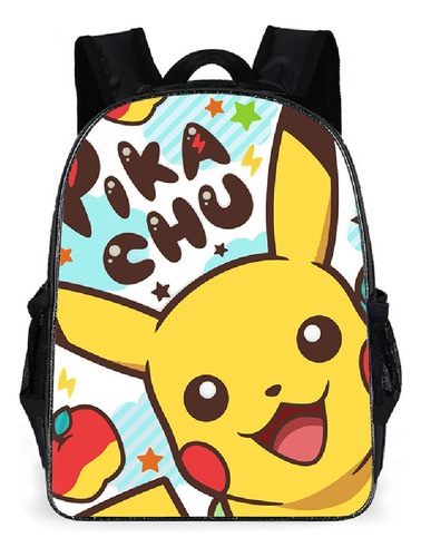 Mochila Kawaii Pokémon Pikachu Para Estudiantes, Mochila Esc