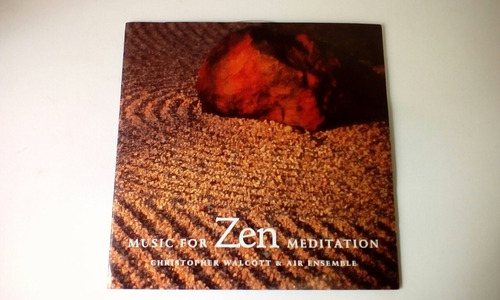 Cd Musica Para Meditación Zen _ Cristopher Walcott_ New Age_
