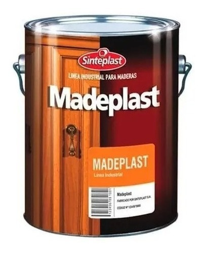 Lacas Nitro Madeplast Satinado  4 L Sinteplast Muebles 