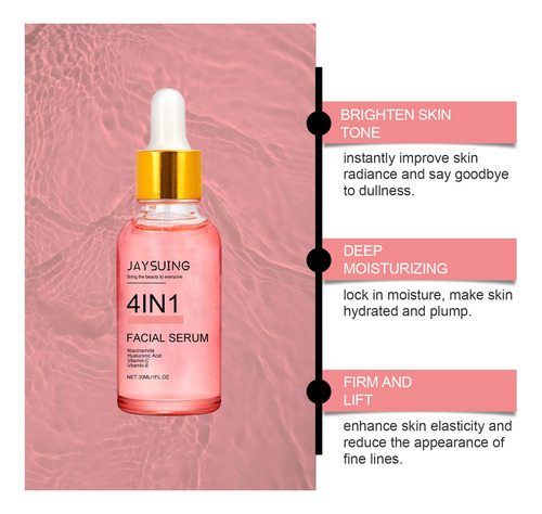 Iluminador Facial, Suavizante, Hidratante, Facial B784 Brigh