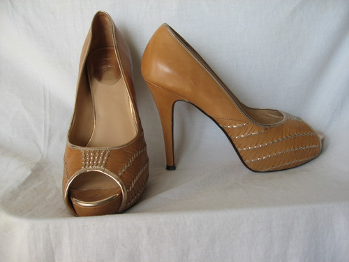 Stilettos Cole Haan, N° 40, 10b, Cuero,importados