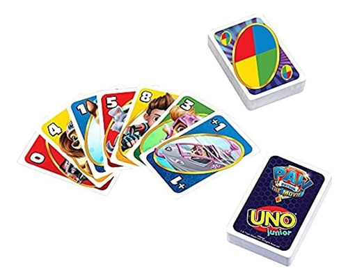 Uno - Juego De Cartas De La Patrulla Canina Junior Con 56 C