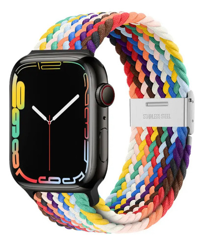 Manilla Pulsera Trenzada Para Apple Watch 42 44 45mm Ultra