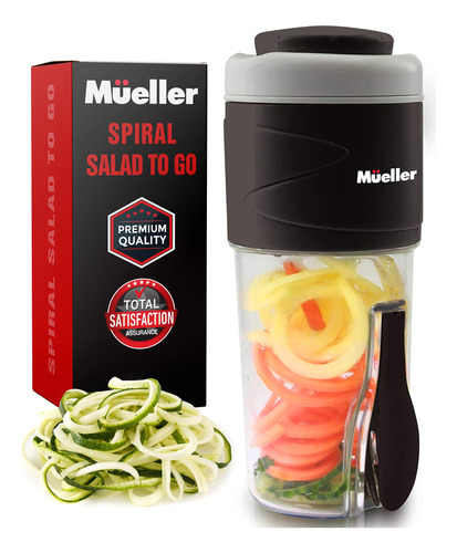 Mueller Spiralizer Para Verduras, Recipiente De Ensalada Par