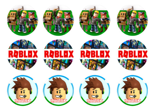 Combo Globos Roblox Bolsita Banderin Stickers Topper Guirnal Rojo Número 9