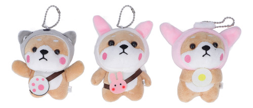 Colgante De Peluche Para Perro, 3 Unidades, Pequeño Y Suave
