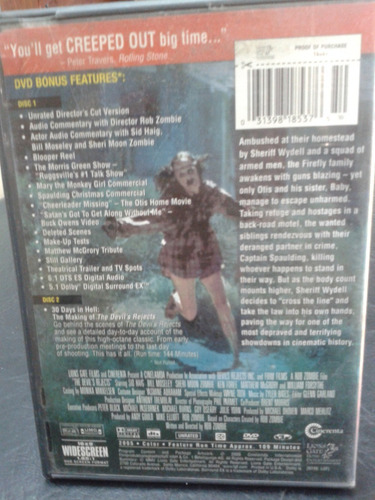Rob Zombie-coleccion-house 1000 Corpses-devils Rejects-dvd
