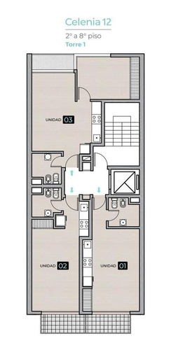Imagen 8 de 15 de Venta Departamento 1 Dormitorio Con Balcón - 3 De Febrero 1440 - Ideal Inversión