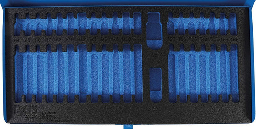 Imagen 3 de 4 de Bgs 7071 Set De 40 Puntas Torx Bristol Allen | Caja Metálica