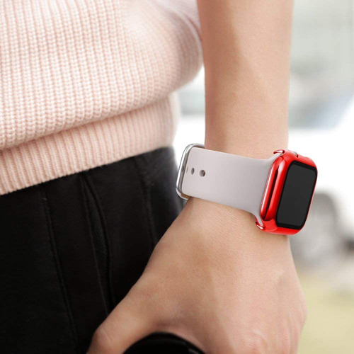 Easuny - Caja Rígida Para Apple Watch Series 6, Se, Series 5