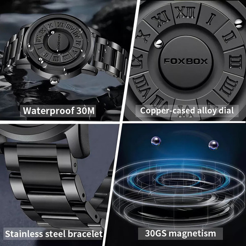 Pulsera De Reloj Foxbox 0047 Con Pantalla Magnética Resisten
