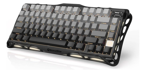 Gravastar Mercury K1 75% Teclado De Juego Mecánico Inalámbri
