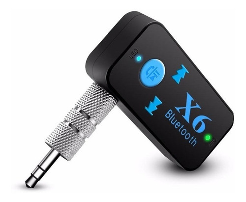 Bluetooth Carro Plug 3.5 Stereo Micrófono Lector De Micro Sd