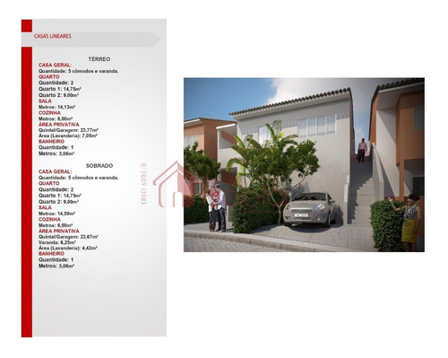 Imagem 13 de 14 de Casas Lineares Com 02 Quartos - Ponto Chic/nova Iguaçu - Ca00808 - 70981427