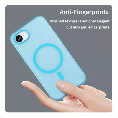 Capa Magnética Semitranslúcida Para iPhone 16e