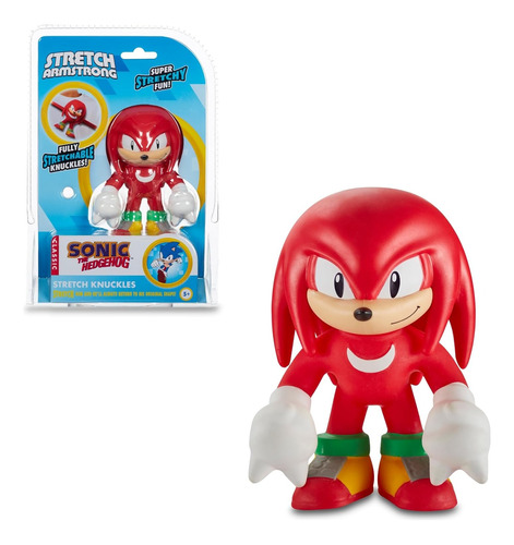 Figura Knuckles Stretch 13 Cm - Sonic The Hedgehog