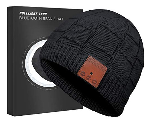 Gorro De Fibra De Acrilico Tamaño Mediano Bluetooth Negro