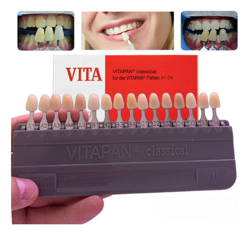 Dental Colorimetro Vita Classical Guia De Color Odontología 