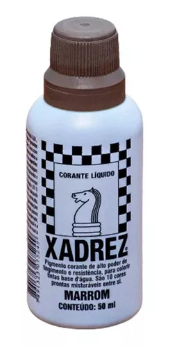 Corante Liquido xadrez Marrom 50ml