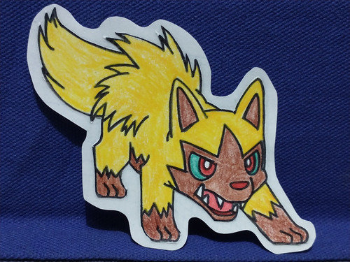Sticker Casero Poochyena Shiny Pokémon Bootleg (Usado)