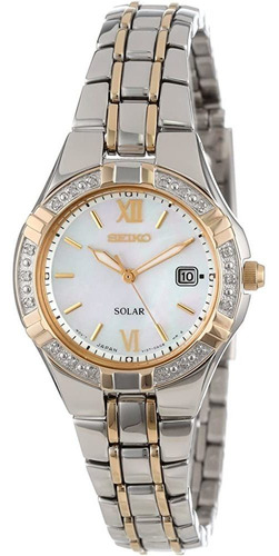 Seiko Sut068 Dress Solar Classic Reloj De Acero Inoxidable E