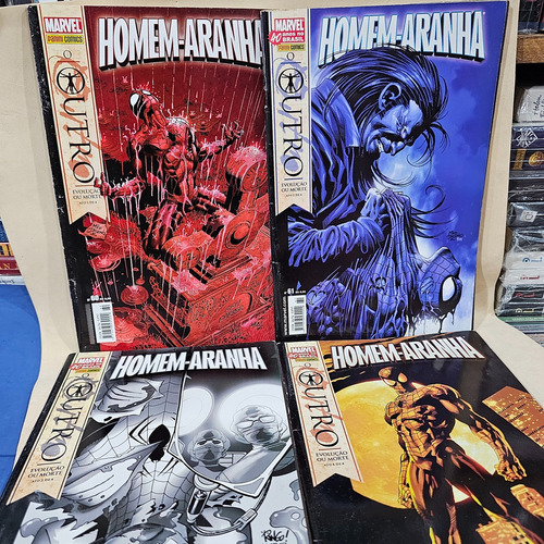 Kit Hq Gibis Minissérie O Outro - Evolução Ou Morte Completa - Homem Aranha / 4 Volumes / Ato 1 À 4 / No 60 - 61 - 62 -63 / Marvel / Panini Comics / 2006 (Usado)