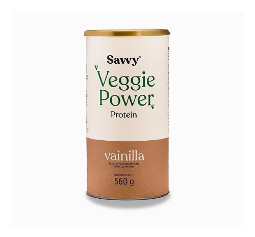 Veggie Power Protein 560 Gramos Savvy - L a $155000