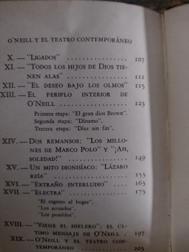 O' Neill Y El Teatro Contemporáneo, L Mirlas, Sudamericana (Usado)