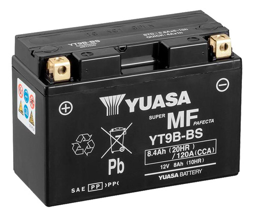 Batería Moto Yuasa Yt9b-bs Yamaha Yzf-r6 01/09