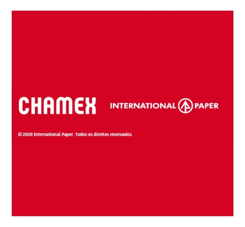Papel A4 Chamex Office 75g Com 500 Fls / Caixa Com 5 Resmas