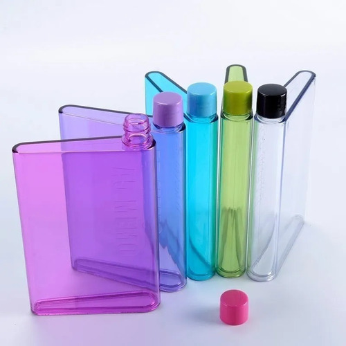 Imagen 2 de 10 de Botella De Agua Notebook 420ml Policarbonato Transparente