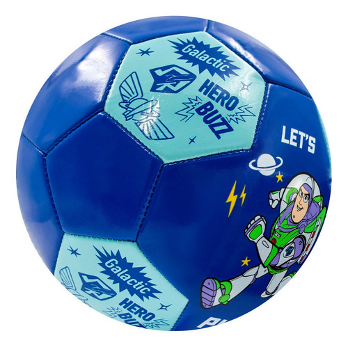 Balón De Fútbol No. 3 Voit Toy Story Buzz Color Azul Azul