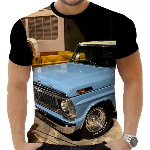 Camiseta Ford F1000 Feminina Preta