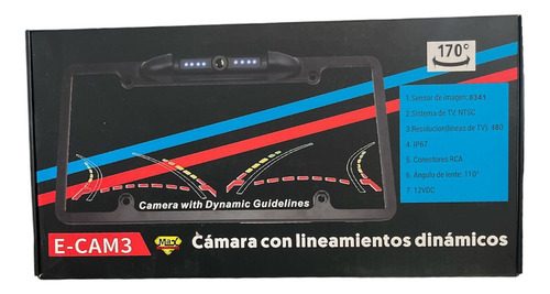 Cámara De Reversa Eleven Audio E-cam3