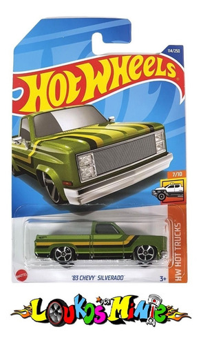 Hot Wheels ´83 Chevy Silverado Hw Hot Trucks 114/250
