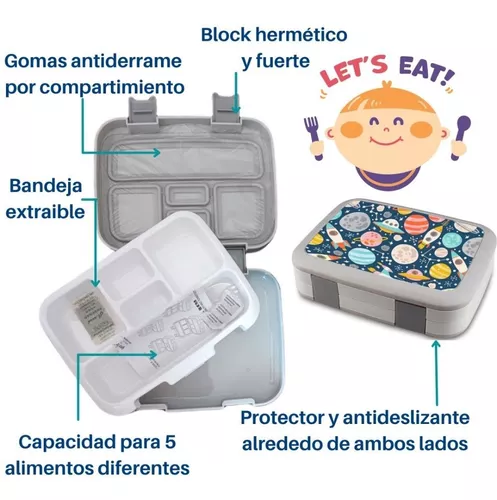 Taper Tupper Hermético Pote Escolar Para Niños O Bebe