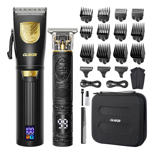 Kit De Cortapelos Eléctrico Para Hombre, Barbero, Inalámbric