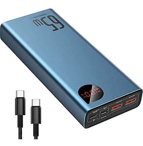 Baseus Power Bank, Cargador Portátil Para Computadora Portát