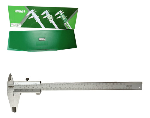 Vernier Pie De Rey, Análogo 0-8, 1/128 Mecanismo C/tornillo