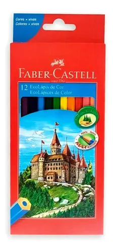 comprar Lápiz Hexagonal Collapis de 12 colores Faber Castell