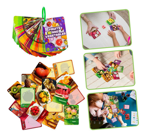 Tarjetas Didácticas Educativas Tarjetas Didácticas De Frutas