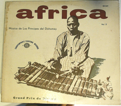 África Vol.2 Música De Los Príncipes De Dahomey Vinilo