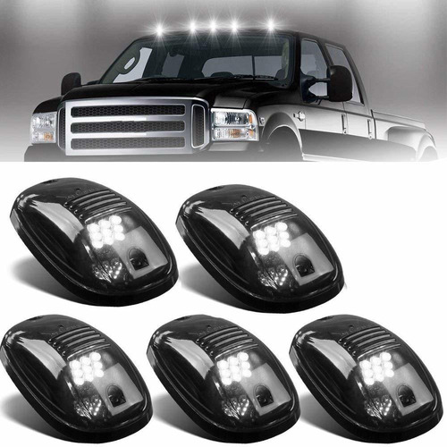 Npauto 5 Luces Led Ahumadas Para Taxi (9 Luces Led Blancas),