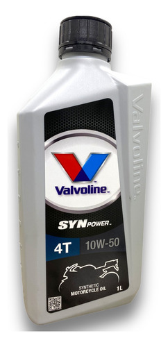 Aceite Moto 10w50 4 Tiempos Valvoline Sintetico Synpower 