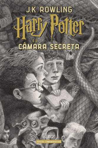 HARRY POTTER E A CÂMARA SECRETA (CAPA DURA) – Edição Comemorativa dos 20 anos da Coleção Harry Potter, de J.K Rowling. Editora Rocco, capa dura em português, 2020