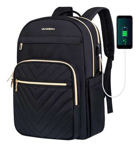 Vankean Mochila Para Computadora Portátil De 15,6 Pulgadas P