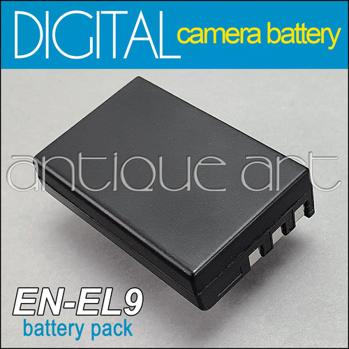 A64 Battery En-el9 For Nikon Camera D5000 D3000 D60 D40x (Usado)