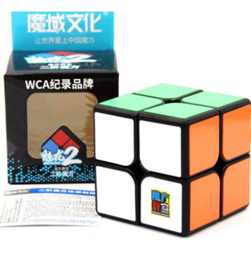 Cubo Magico Rubik Moyu 2x2x2 Mei Long 2 Profesional Stickers